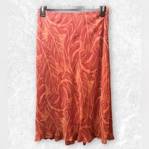 ❤️ 7 for $25! Dressbarn Red and Orange A-Line Skirt